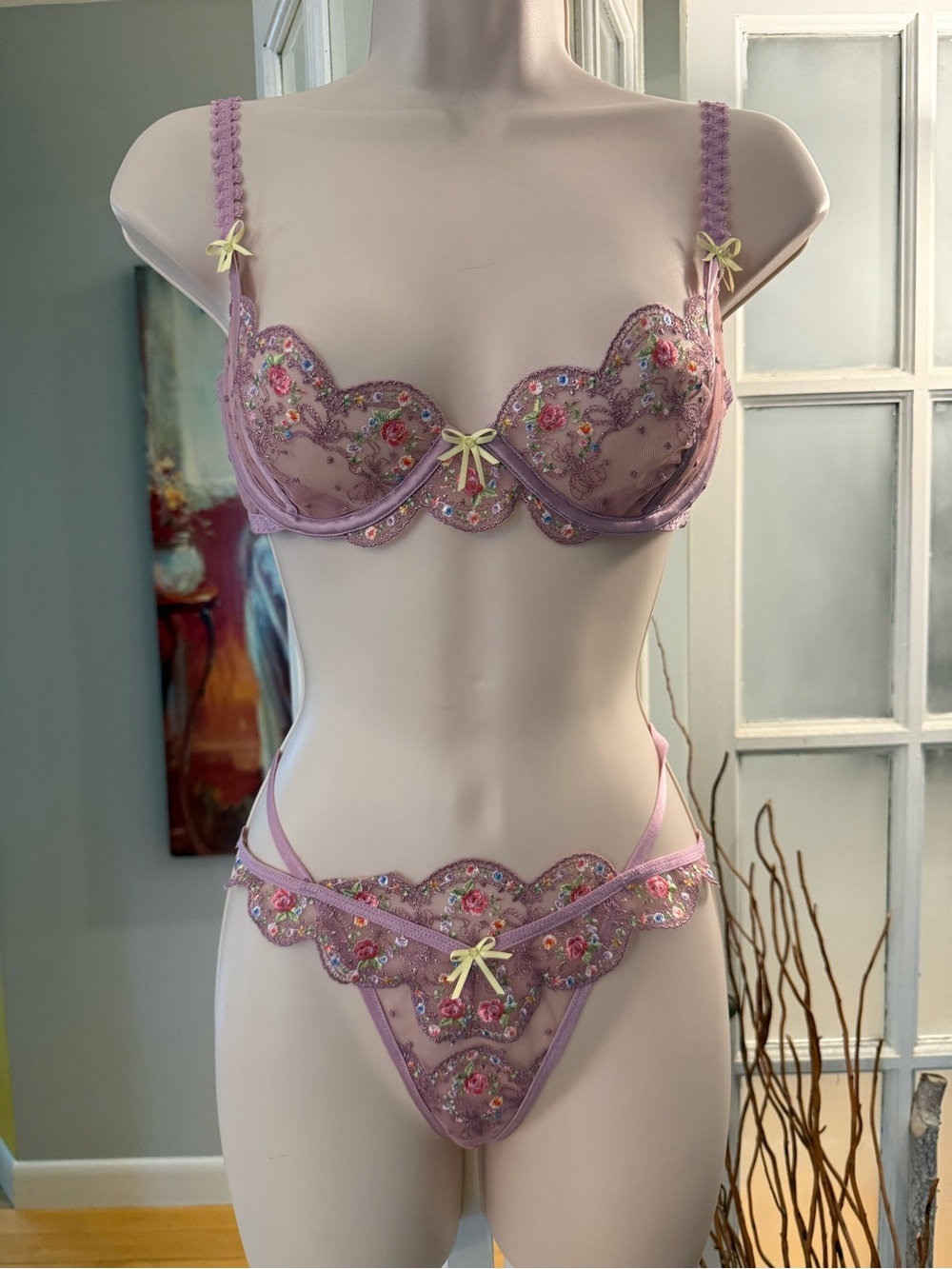 ✨For Love & Lemons Daphne Embroidered Set Small ✨